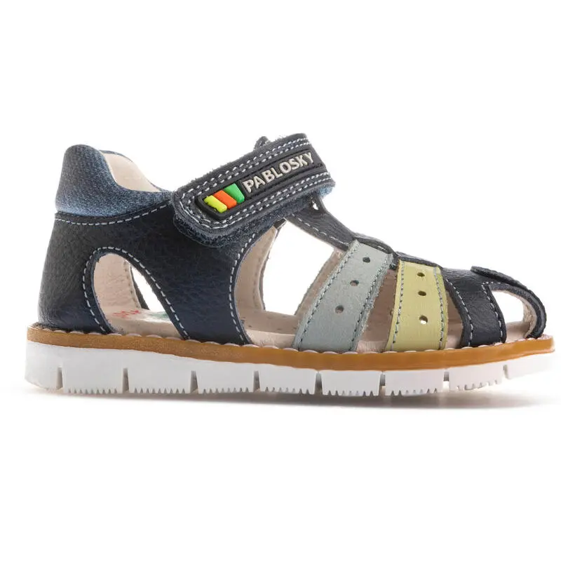 Sandalias De Marcha Deportiva De Piel De Bebé Niño PABLOSKY En Azul Marino 4 Sandalias De Marcha Deportiva De Piel De Bebé Niño PABLOSKY En Azul Marino - Imagen 2