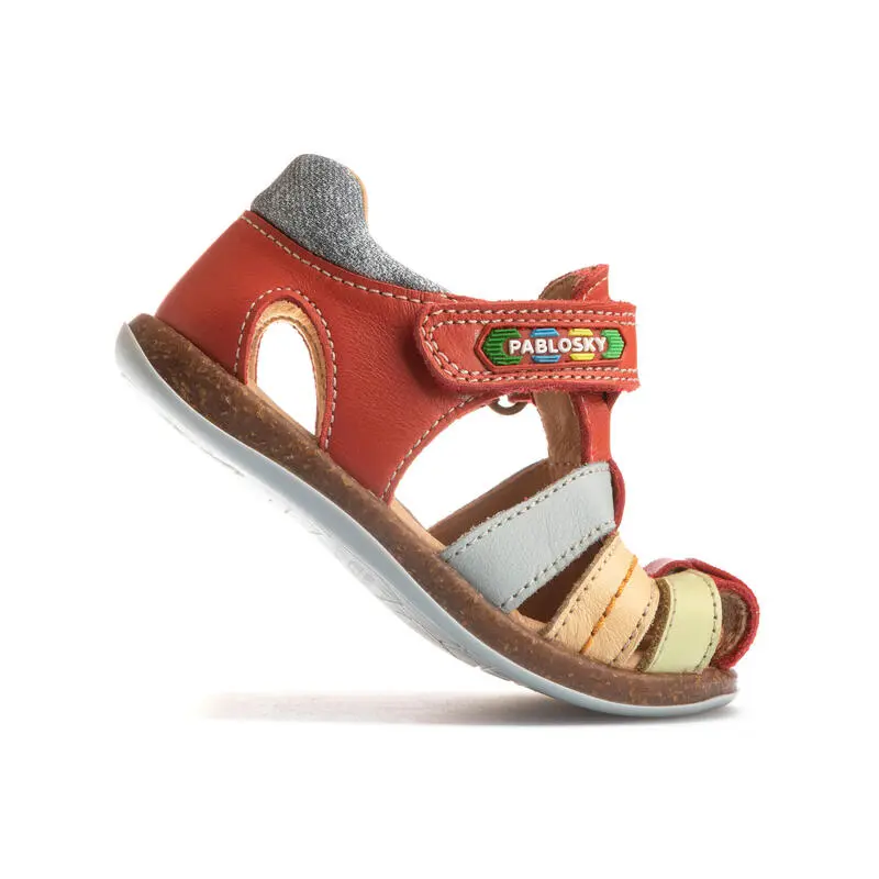 Sandalias De Marcha Deportiva De Piel De Bebé Niño PABLOSKY En Rojo 7 Sandalias De Marcha Deportiva De Piel De Bebé Niño PABLOSKY En Rojo - Imagen 5