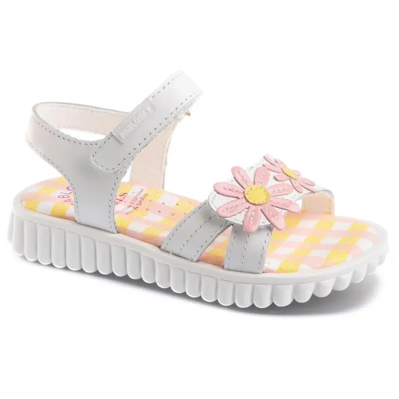 Sandalias De Marcha Deportiva De Piel De Niña PABLOSKY En Blanco 8 Sandalias De Marcha Deportiva De Piel De Niña PABLOSKY En Blanco - Imagen 6