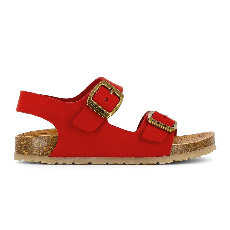 Sandalias De Marcha Deportiva De Piel De Niño PABLOSKY En Rojo 4 Sandalias De Marcha Deportiva De Piel De Niño PABLOSKY En Rojo - Imagen 2