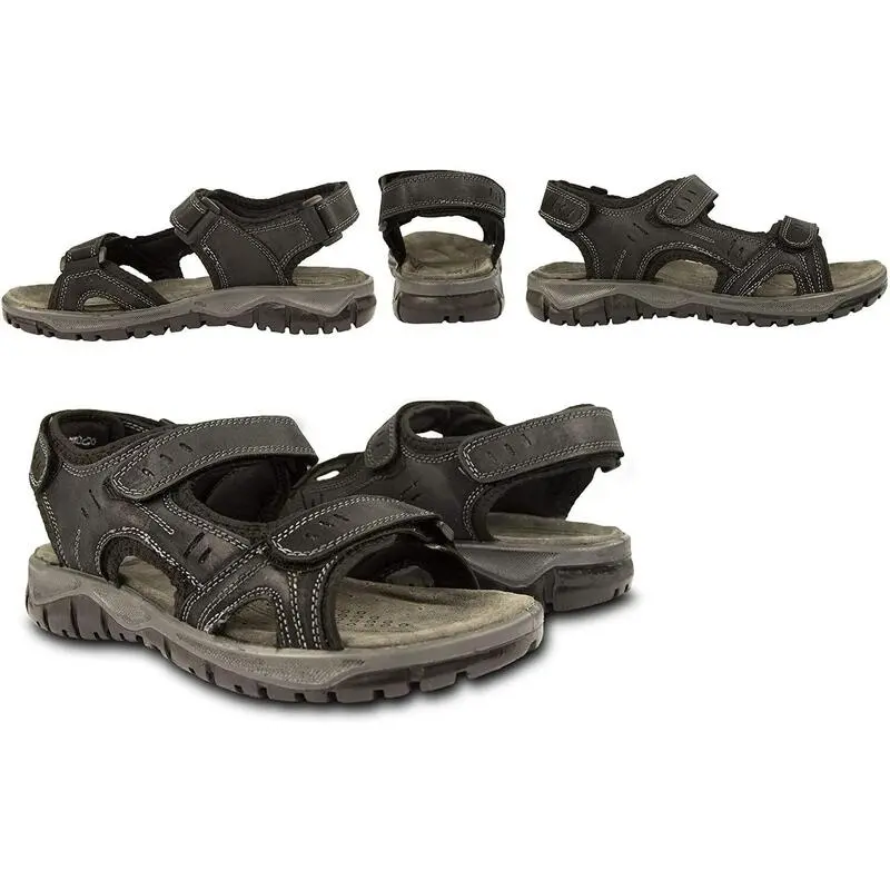 Sandalias De Senderismo Trekking Zerimar De Piel Para Hombre 4 Sandalias De Senderismo Trekking Zerimar De Piel Para Hombre - Imagen 2