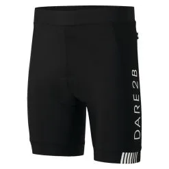 Dare 2b Shorts De Ciclismo Virtuosity Para Hombre Negro, Blanco