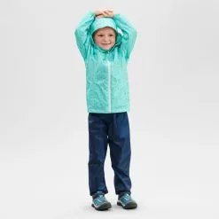 Quechua SOBREPANTALÓN IMPERMEABLE DE SENDERISMO NIÑOS - MH100 KID - 2-6 AÑOS -Regattas Tienda sobrepantalon impermeable de senderismo nios mh100 kid 2 6 aos 2