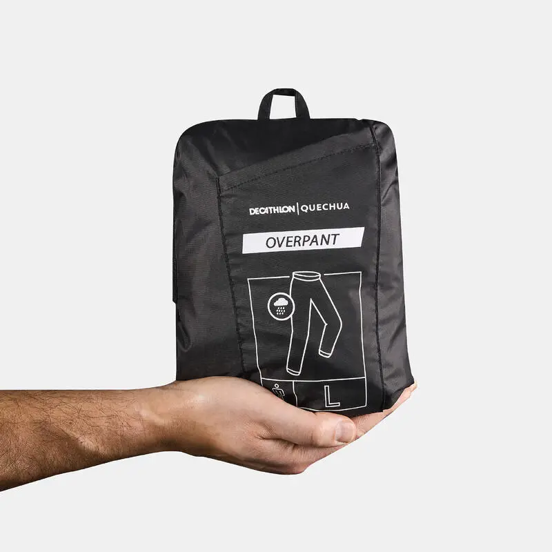 Sobrepantalón Impermeable Montaña Y Trekking Hombre Quechua NH500 4 Sobrepantalón Impermeable Montaña Y Trekking Hombre Quechua NH500 - Imagen 2