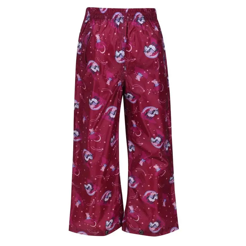 Regatta Sobrepantalones Wonder Peppa Pig Para Niños/Niñas Frambuesa Radiante 4 Regatta Sobrepantalones Wonder Peppa Pig Para Niños/Niñas Frambuesa Radiante - Imagen 2
