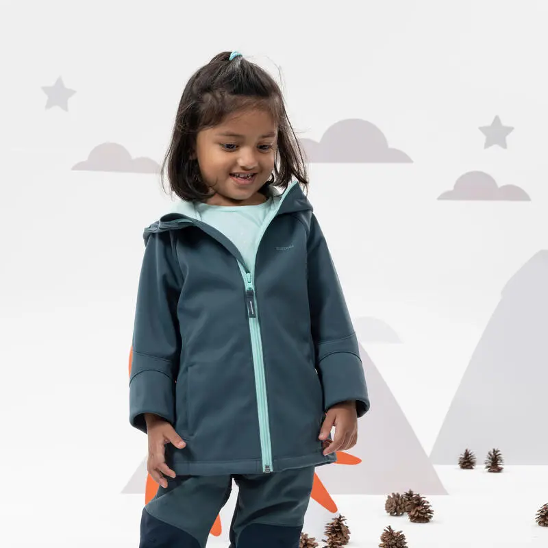 Softshell Montaña Y Trekking Niños 2-6 Años Quechua MH550 Rosa 8 Softshell Montaña Y Trekking Niños 2-6 Años Quechua MH550 Rosa - Imagen 6