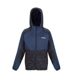 Regatta Sudadera Con Cremallera Dissolver VI Jaspeada De Polar Para Niños/Niñas Negro, -Regattas Tienda sudadera con cremallera dissolver vi jaspeada de polar para niosnias marino
