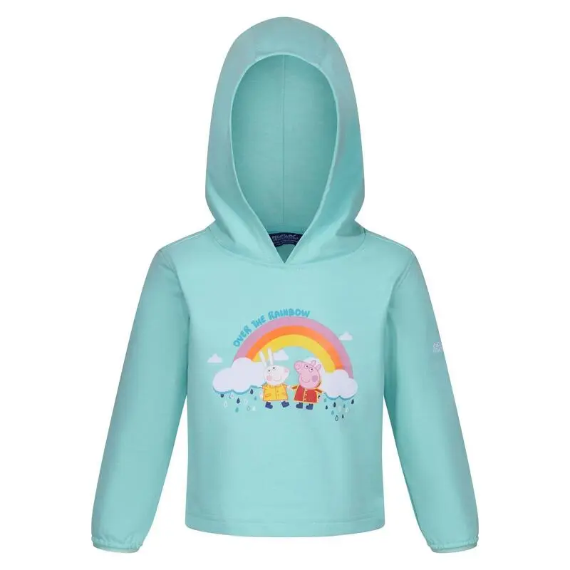Regatta Sudadera De Peppa Pig Arco Iris Para Niños/Niñas Azul Aruba 3 Regatta Sudadera De Peppa Pig Arco Iris Para Niños/Niñas Azul Aruba