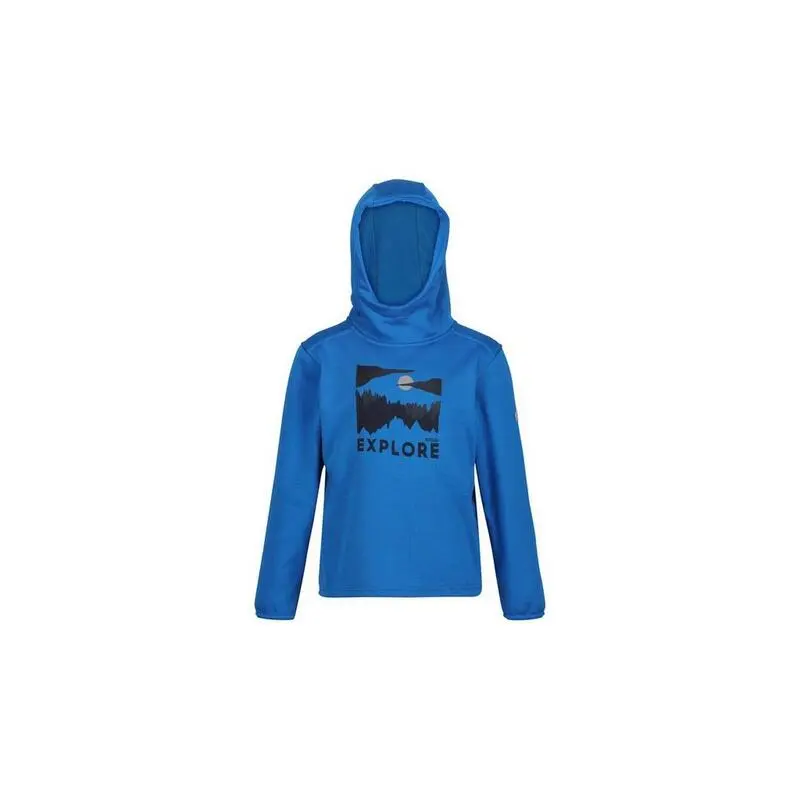 Regatta Sudadera Highton Impresa Para Niños/Niñas Azul Sky Diver 3 Regatta Sudadera Highton Impresa Para Niños/Niñas Azul Sky Diver