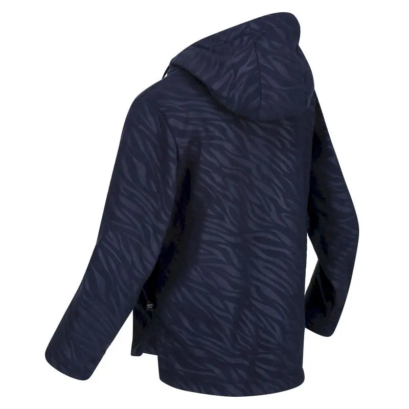 Regatta Sudadera Kalina Estampado De Cebra De Polar Para Niños/Niñas Marino 5 Regatta Sudadera Kalina Estampado De Cebra De Polar Para Niños/Niñas Marino - Imagen 3