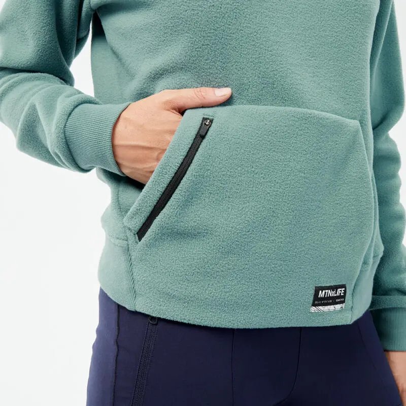 Sudadera Polar De Montaña Y Trekking Con Capucha Mujer Quechua MH100 Hoodie 6 Sudadera Polar De Montaña Y Trekking Con Capucha Mujer Quechua MH100 Hoodie - Imagen 4