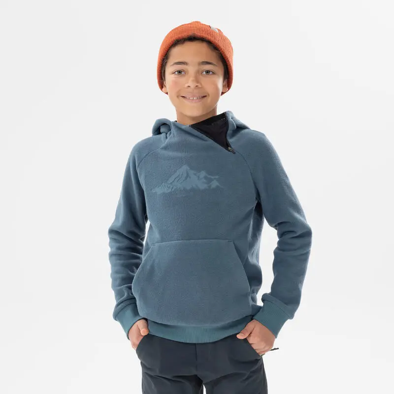 Quechua Sudadera Polar Senderismo Gris Oscuro - Niños 7-15 Años 3 Quechua Sudadera Polar Senderismo Gris Oscuro - Niños 7-15 Años