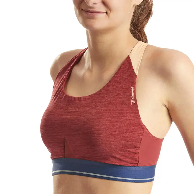 Sujetador Top De Escalada Mujer Simond Climbing Bra Race Rojo Rosa 7 Sujetador Top De Escalada Mujer Simond Climbing Bra Race Rojo Rosa - Imagen 5