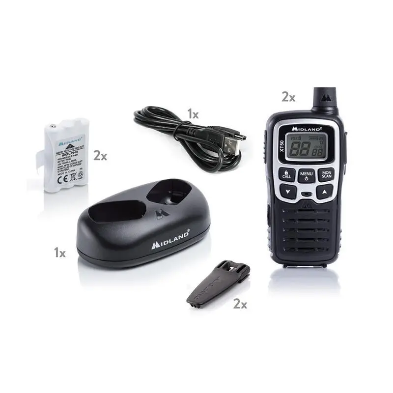 MIDLAND Walkie Talkie - Adulto - XT50 6 MIDLAND Walkie Talkie - Adulto - XT50 - Imagen 4