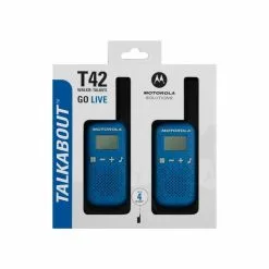 WalkieTalkie Pack 2 Motorola T42 Azul 11 WalkieTalkie Pack 2 Motorola T42 Azul -Regattas Tienda walkietalkie pack 2 motorola t42 azul 4