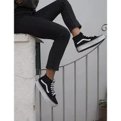 Zapatillas Para Mujer Urbanas Vans SK8-HI Platform 2 VN0A3TKN6BT1 Negro -Regattas Tienda zapatillas para mujer urbanas vans sk8 hi platform 2 vn0a3tkn6bt1 negro 2