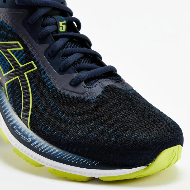 ZAPATILLAS RUNNING HOMBRE ASICS GEL SUPERION 5 NEGRO AZUL AMARILLO H 7 ZAPATILLAS RUNNING HOMBRE ASICS GEL SUPERION 5 NEGRO AZUL AMARILLO H - Imagen 5